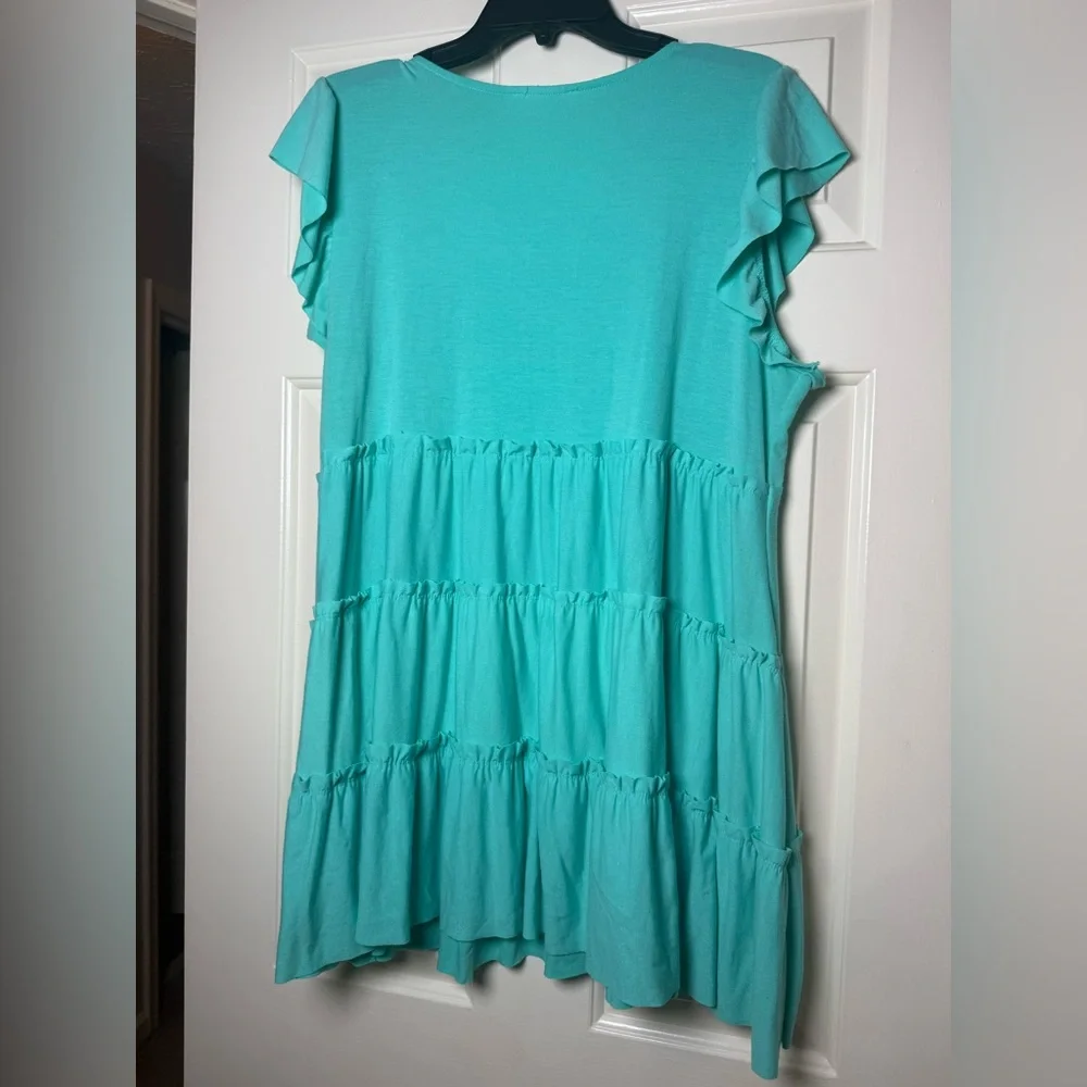 Zenana Ruffle Tunic Top - Picture 8 of 8